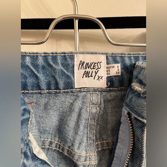 PRINCESS Polly Cofield Mom Jeans‎ Denim Patch Size 2 - Picture 5 of 5